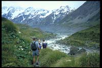 Auf dem Hooker Valley Track