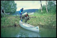 Paddeln in Kvikkjokk