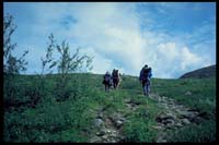 Auf dem Kungsleden zwischen Parte und Rittak