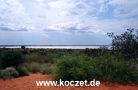 Salzsee nahe Mount Conner Lookout