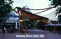 Todd Mall im vorweihnachtlichen Alice Springs