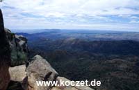 Blick vom Tanderra Saddle
