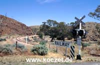 Pitchi-Ritchi-Eisenbahnstrecke zwischen Port Augusta und Quorn