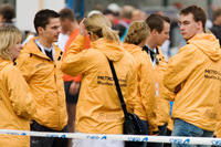 Helfer beim Marathon